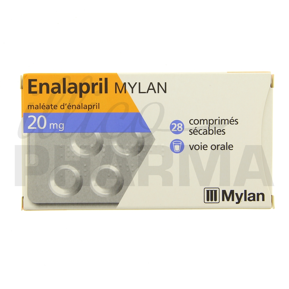 Enalapril-mylan-20mg-28cpr